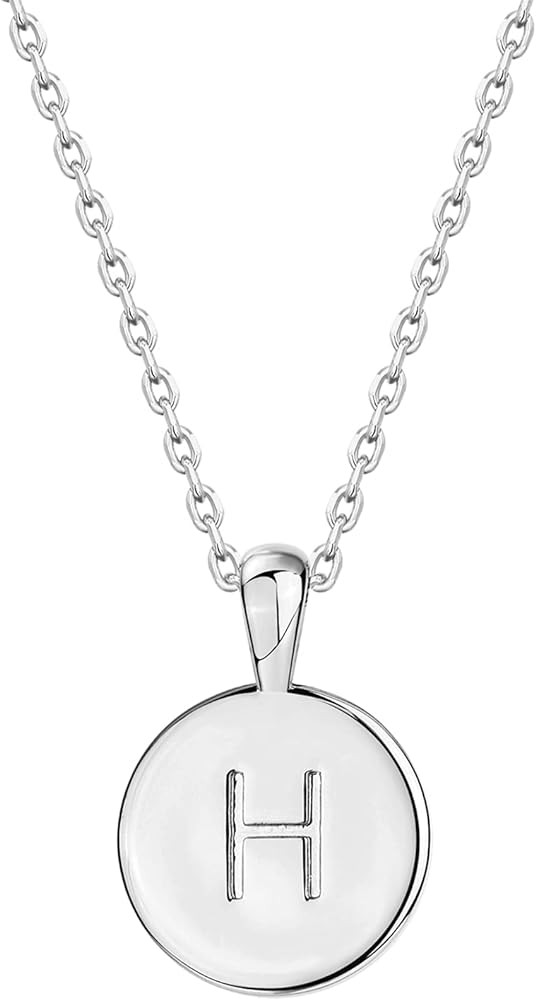 PAVOI 14K Rose Gold Plated Letter Necklace for Women | Gold Initial Necklace for Girls | Amazon (US)