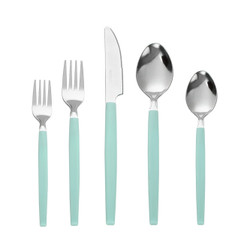 Mainstays 49-piece Stainless Steel and Plastic Flatware Set with Tray