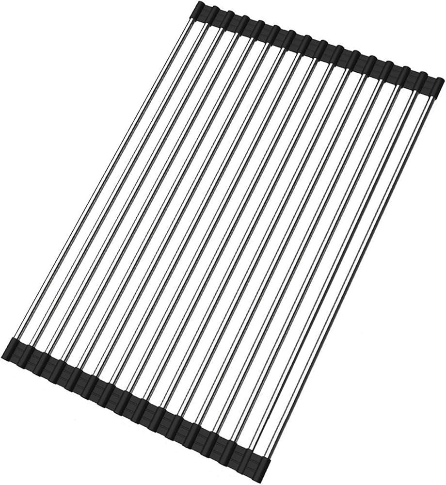 Amazon.com - Ahyuan Roll up Dish Drying Rack Over The Sink Kitchen Roll up Sink Drying Rack Porta... | Amazon (US)