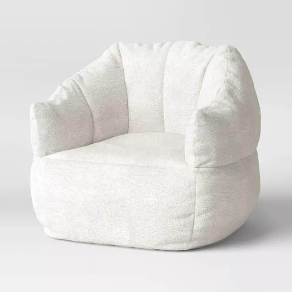 Sherpa Bean Bag Cream - Room Essentials™ | Target