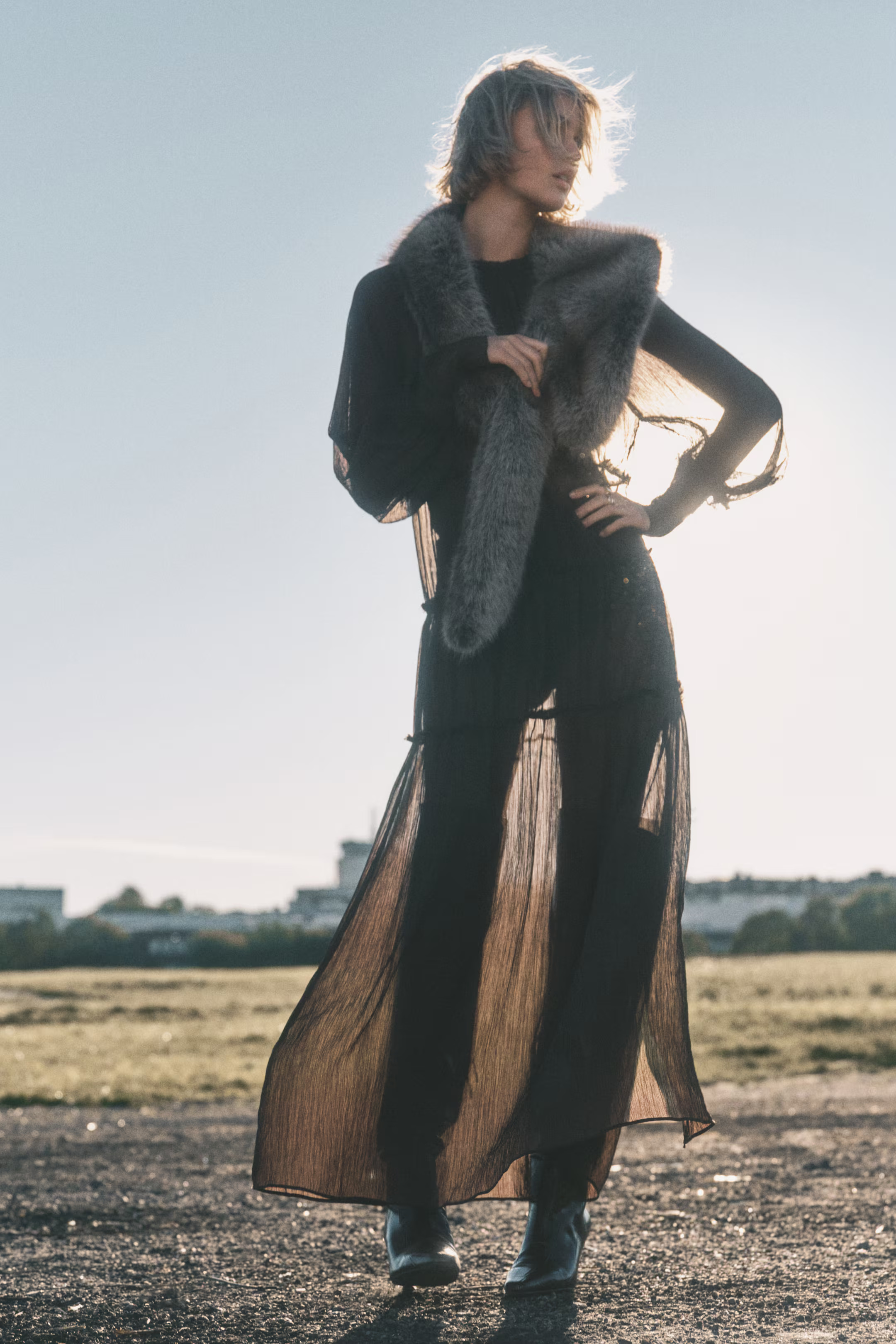 Maxiabito in chiffon | H&M (FR, IT, ES, PT, BE)