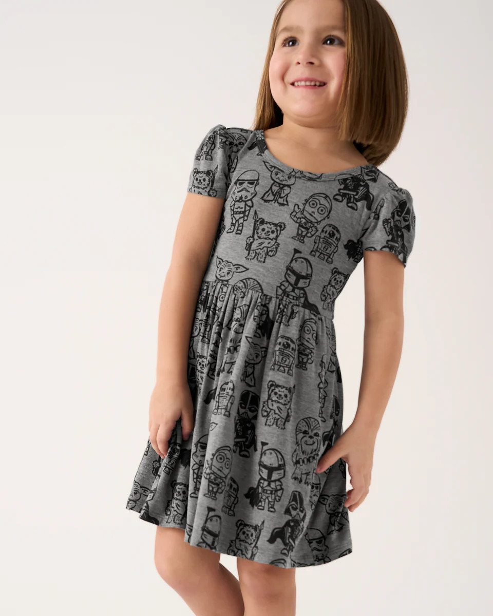 Star Wars Far, Far Away Friends Skater Dress | Little Sleepies
