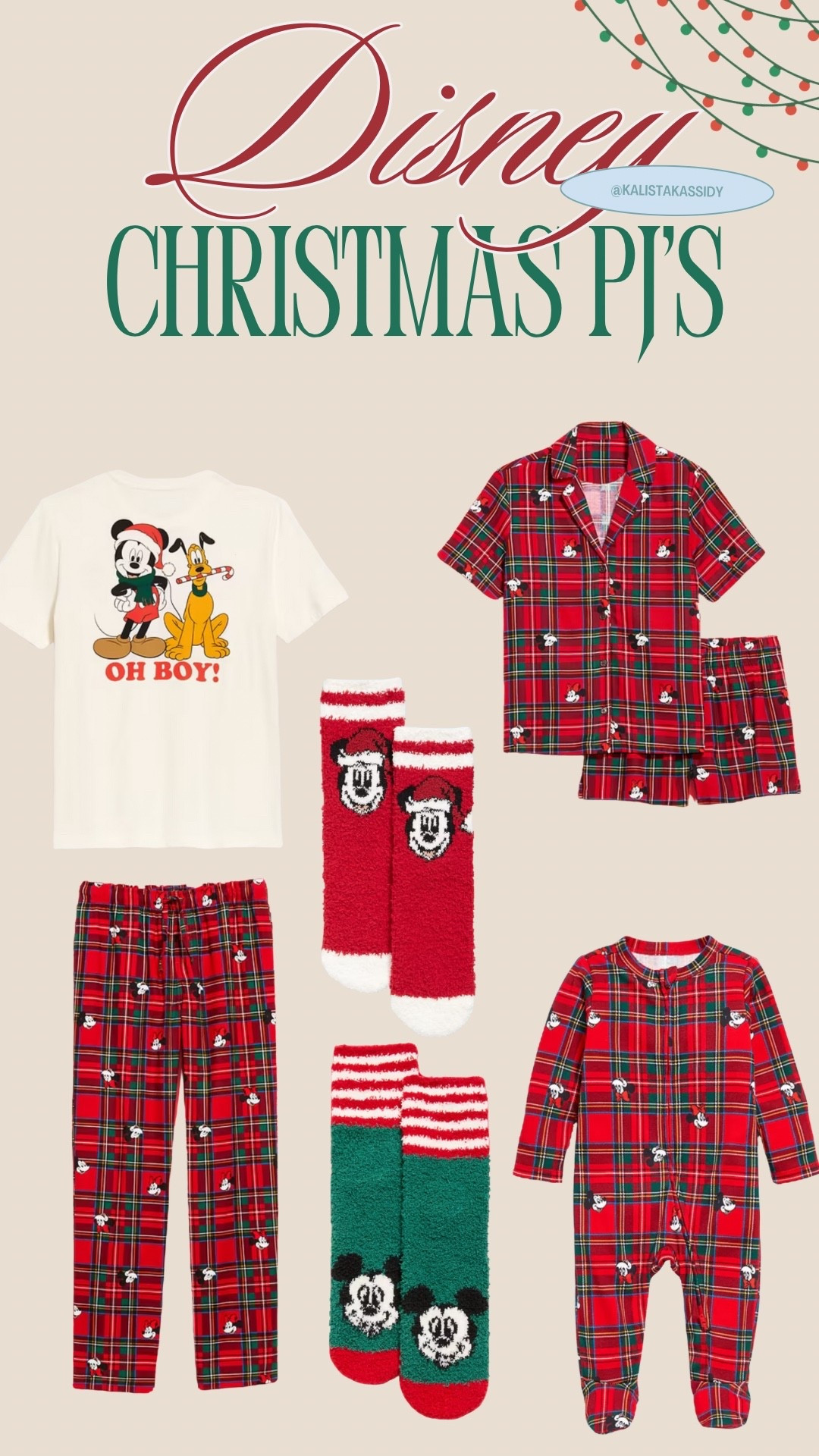 🎄✨ The cutest Disney Christmas PJs just dropped at Old Navy! From cozy plaid sets to fuzzy socks and baby onesies, these are perfect for holiday photos, matching family moments, and Christmas morning. Linking everything so you can grab them before they’re gone 💫

Disney Christmas pajamas | Old Navy Christmas PJs | Family matching Christmas pajamas | Baby holiday pajamas | Kids Christmas PJs | Toddler Christmas pajamas | Plaid Christmas pajamas | Christmas morning PJs | Disney holiday outfits | Holiday jammies

#LTKBaby #LTKFamily #LTKSeasonal