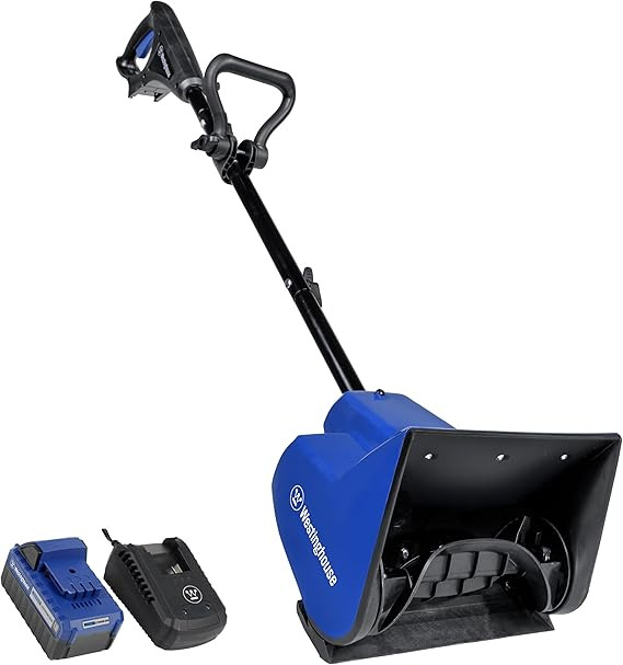 Westinghouse WSnow11S 24V Cordless Snow Shovel 11 Inch Kit, 24V 4Ah Battery, Fast Charger, Electr... | Amazon (US)