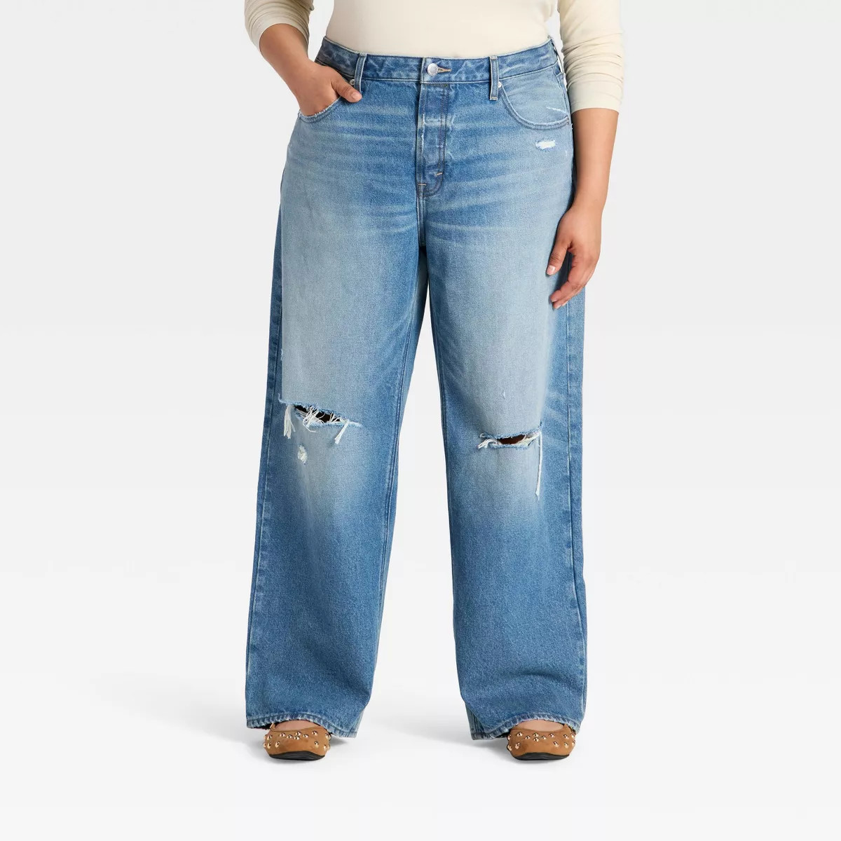 Women's Mid-Rise 90's Baggy Denim Jeans - Universal Thread™ | Target