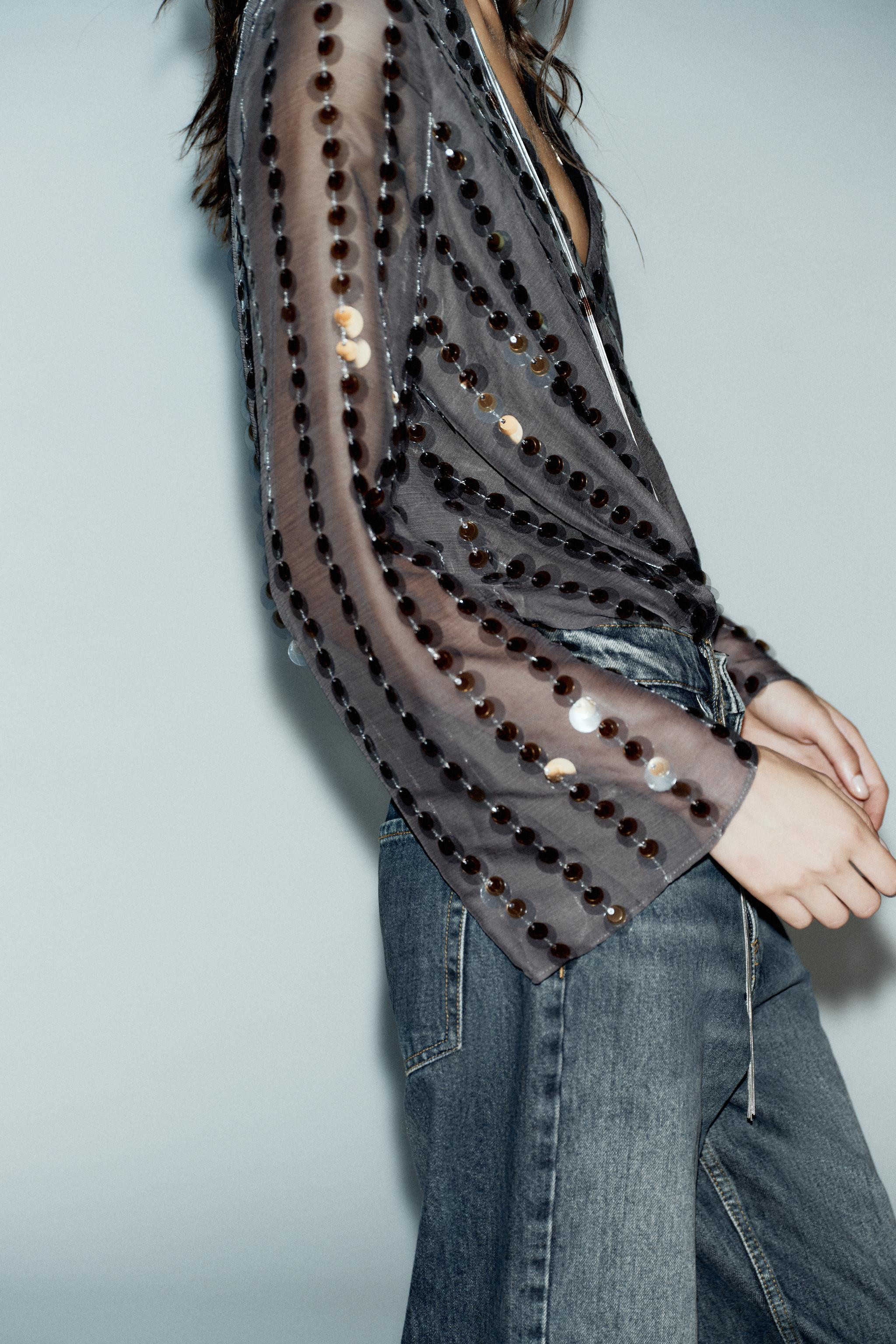 SEQUIN BODYSUIT | Zara US