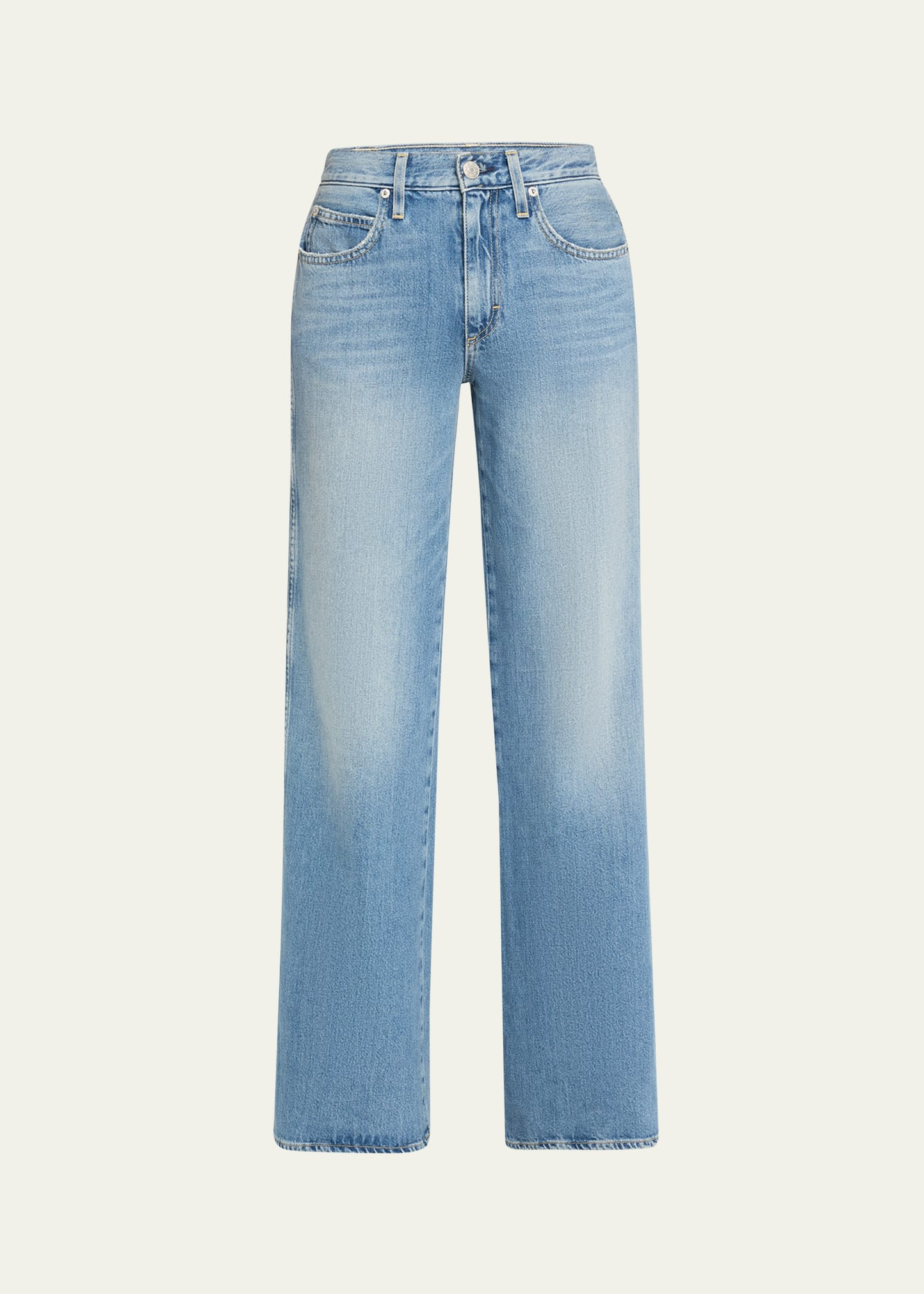 AMO Denim Faith Low-Rise Flare Jeans | Bergdorf Goodman
