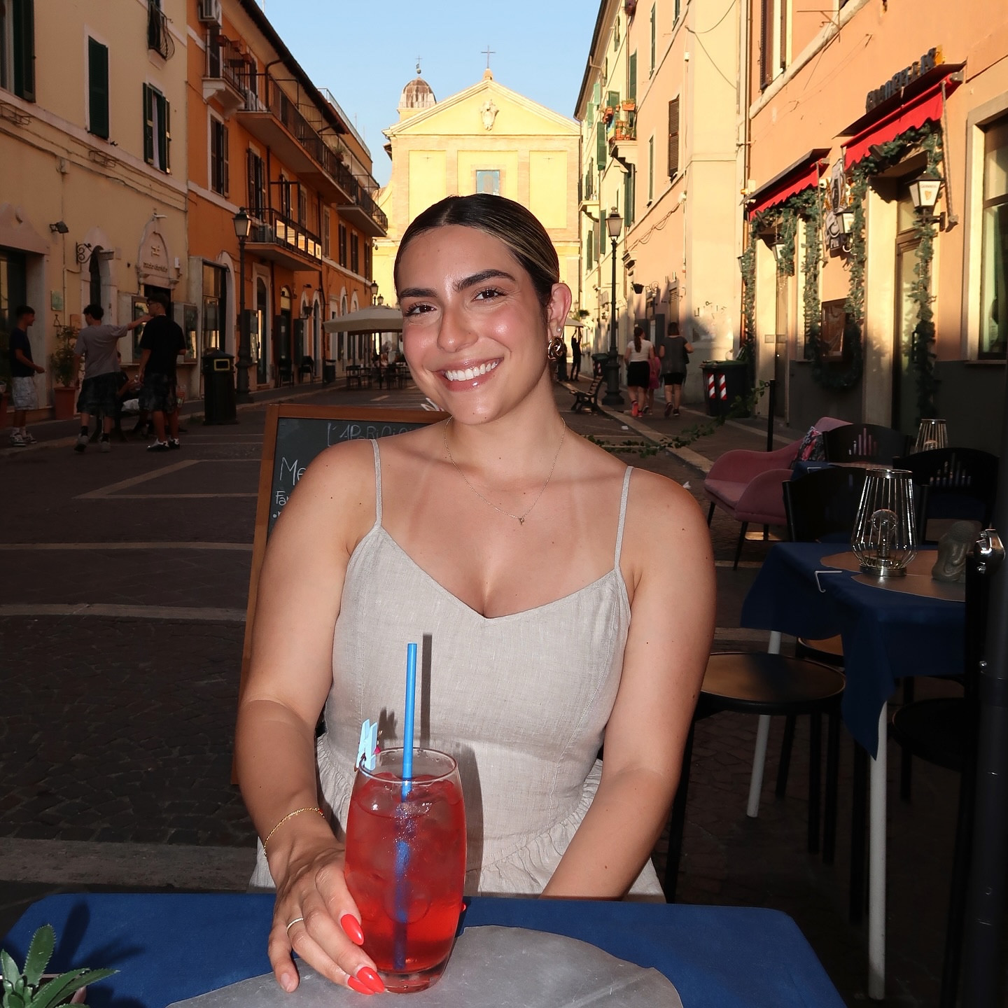 Aperitif aka the best time of day 🫶🏼✨🍹💛

Wearing this stunning linen dress from Aritzia. Perfect for summer travels - easy to wear and so chic! 

#LTKstyletip #LTKdresses #LTKsummer