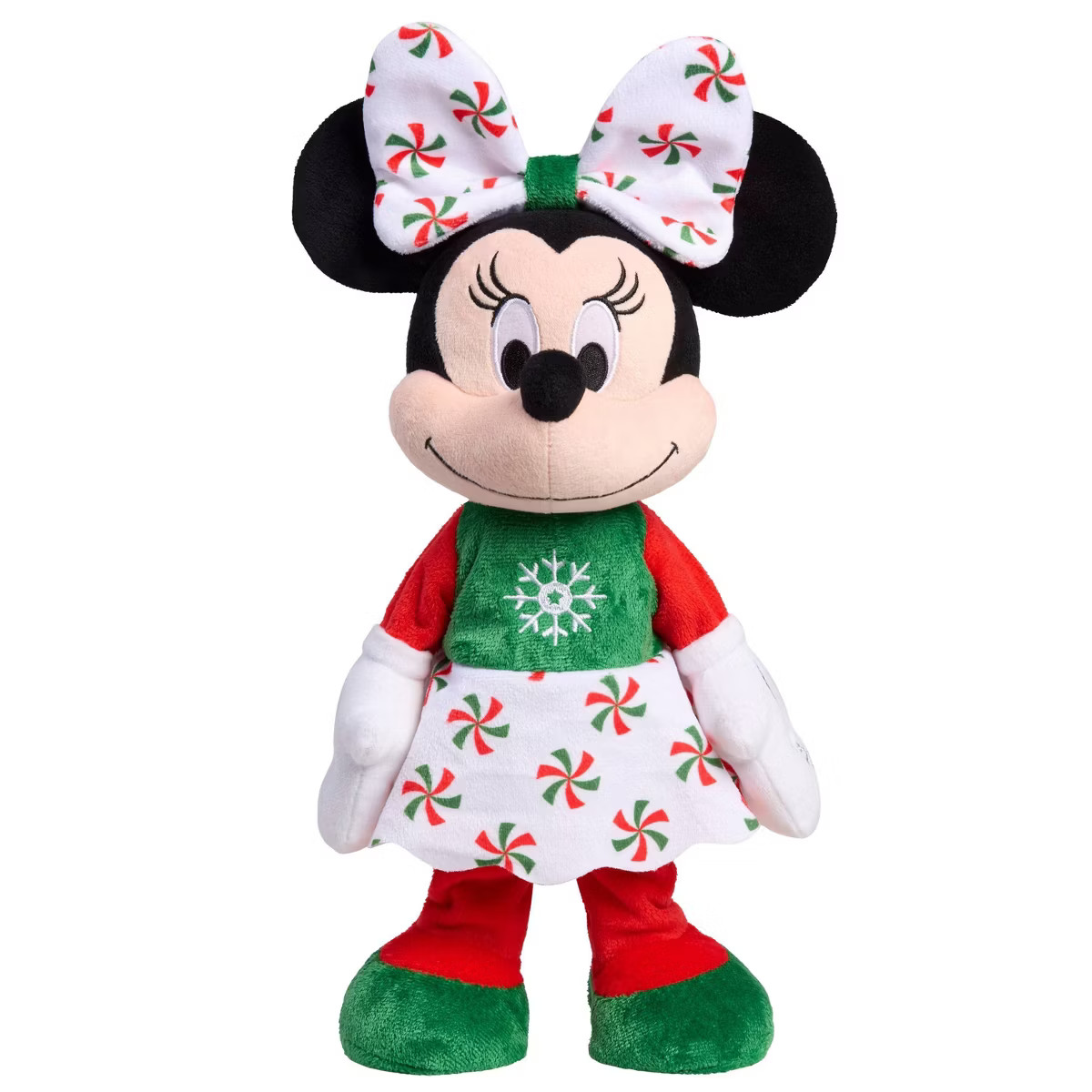 Disney Holiday Minnie Feature Plush Stuffed Animal | Target
