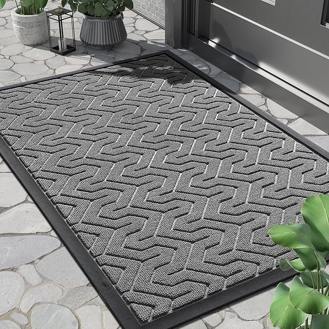 Yimobra Front Door Mat Outside Entrance 29.5x17, Waterproof Heavy Duty Outdoor Mats for Front Doo... | Amazon (US)
