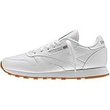 Reebok Women's Classic Leather Sneaker, White/Gum, 11.5 | Amazon (US)