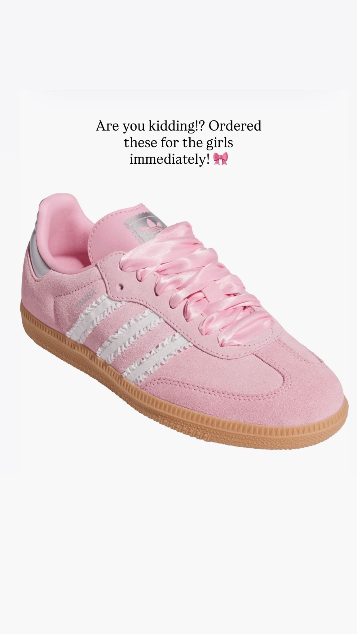 The cutest adidas for the girls! 

#LTKBaby #LTKKids #LTKmomlife