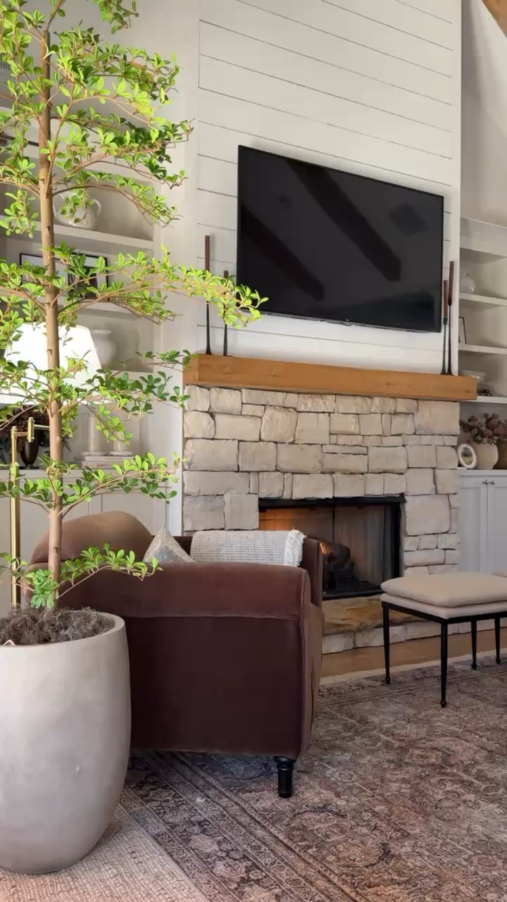 The coziest corner in our living room 🤎 I love our velvet accent chair, faux tree, and all of the pretty decor in this room. It’s cozy, welcoming, and such a sweet place to gather. Follow along for neutral home inspiration!

#LTKHome