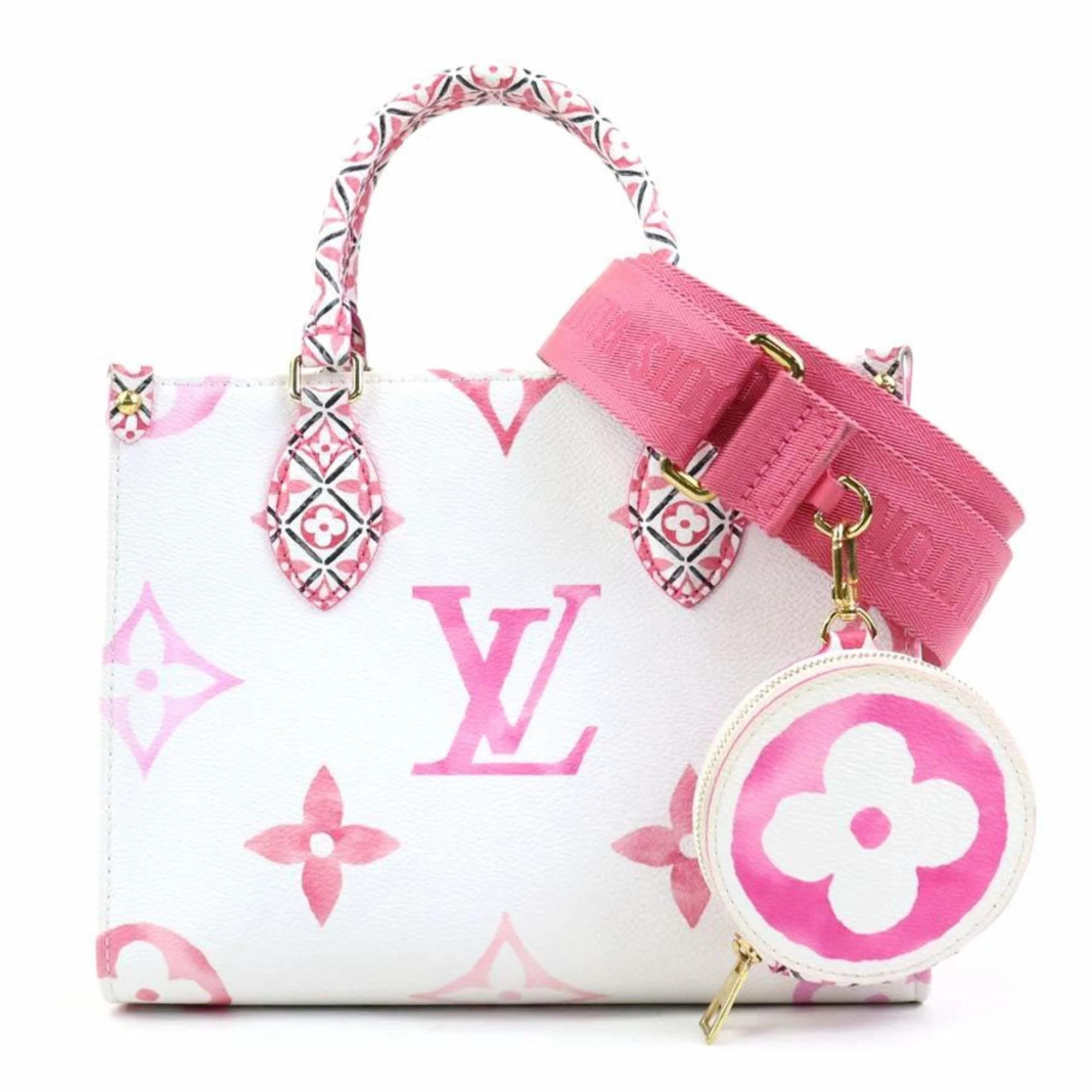 Louis Vuitton pink Leather Handbag Shoulder Bag (Pre-Owned) | Shop Simon