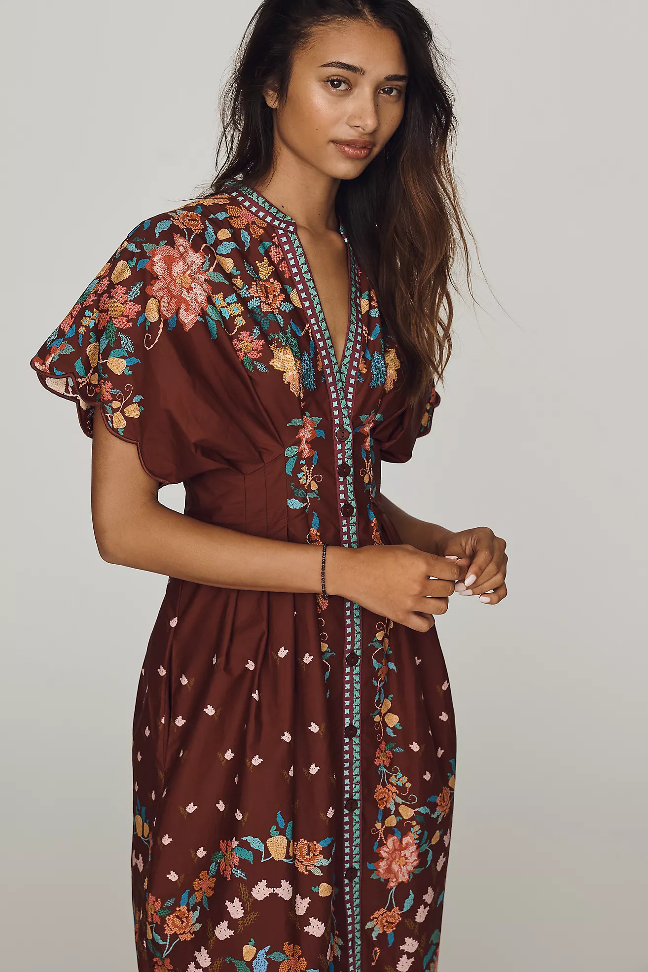 Anthropologie x Farm Rio Midi Dress | Anthropologie (US)