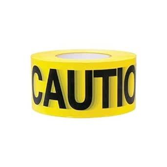 Premium Yellow Caution Tape 3 inch x 1000 feet, 3" Wide for Maximum Readability, Strongest & Thic... | Amazon (US)