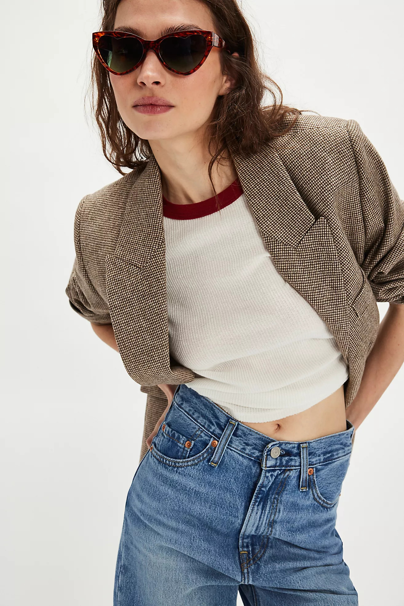 Lore Recycled Heart Cat Eye Sunnies | Free People (Global - UK&FR Excluded)