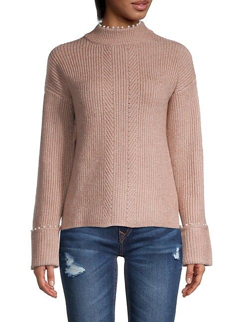 Faux Pearl-Trim Sweater | Saks Fifth Avenue OFF 5TH