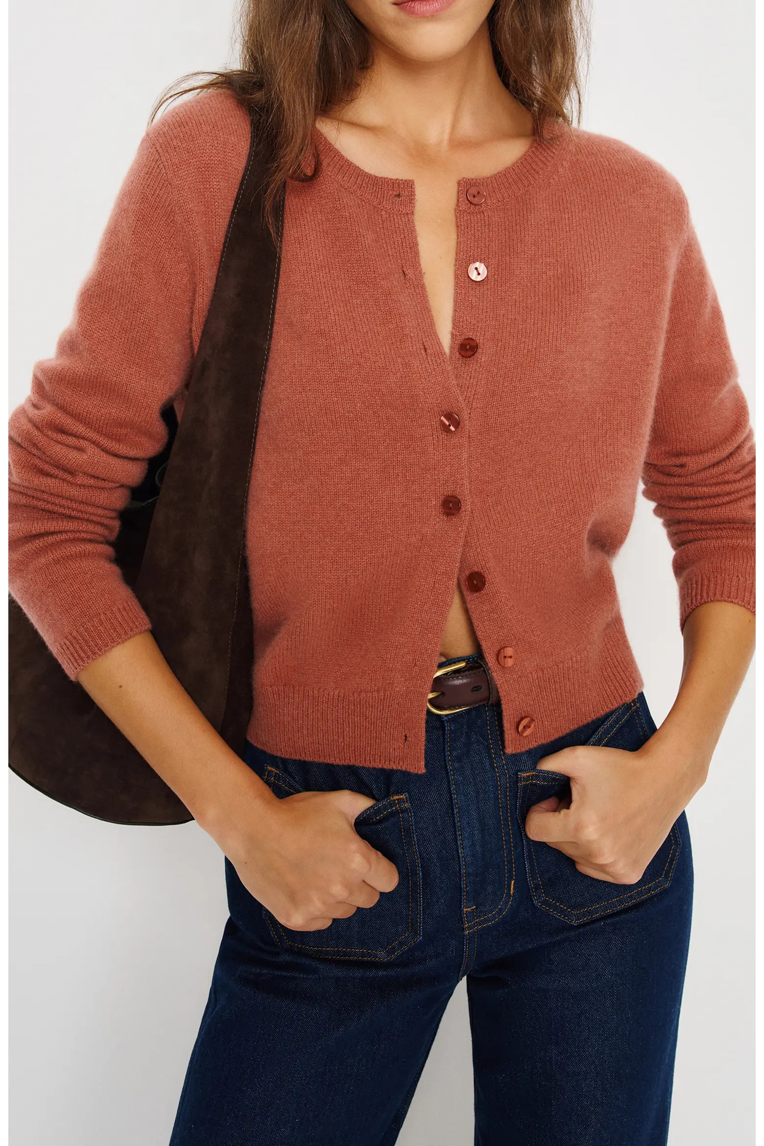 Reformation Clara Cashmere Crew Cardigan (Women) | Nordstrom | Nordstrom