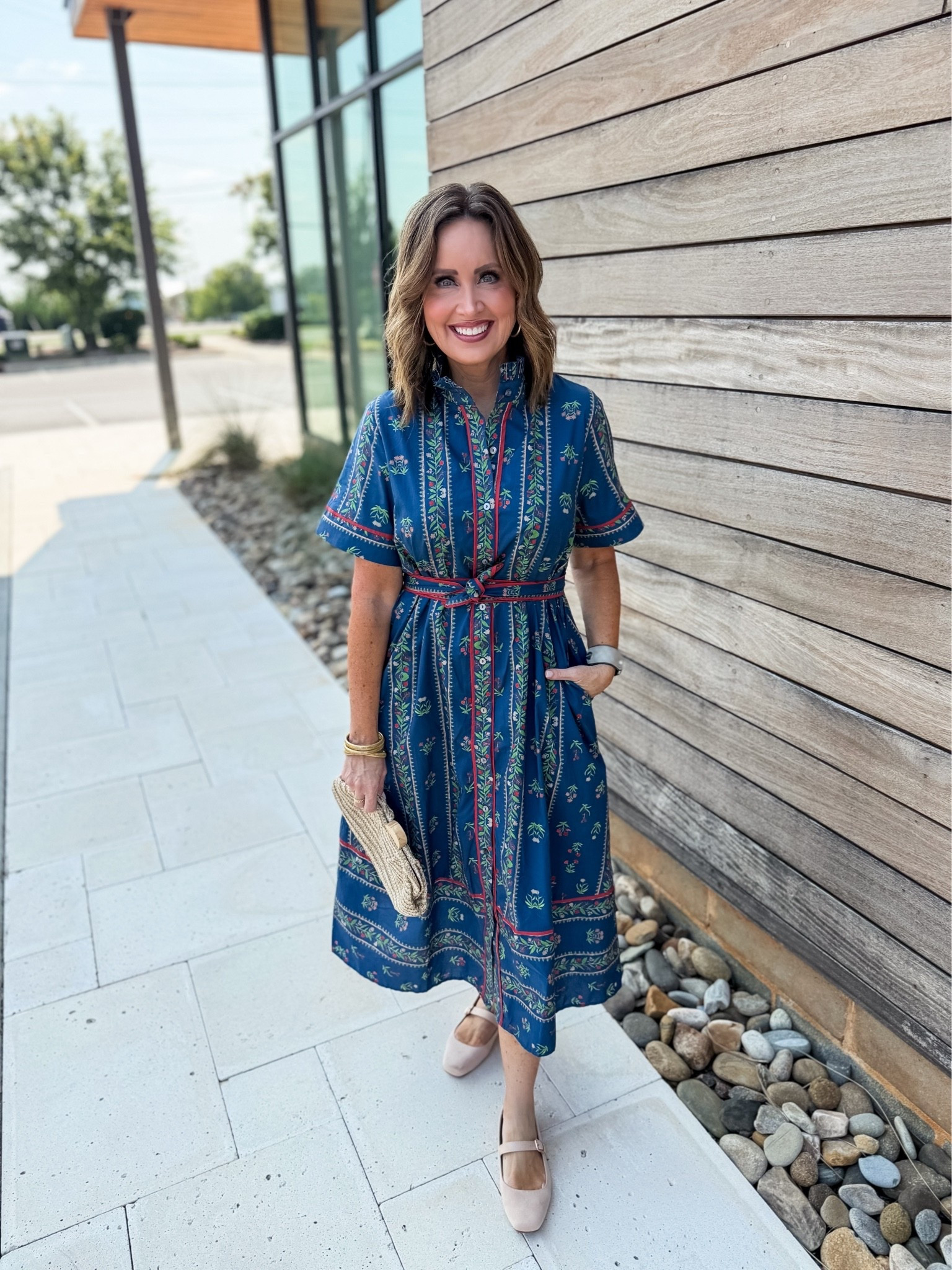 Fall transition dress 
Runs big, I recommend sizing down 

Use code LAURA on my earrings

#LTKootd #LTKOver40