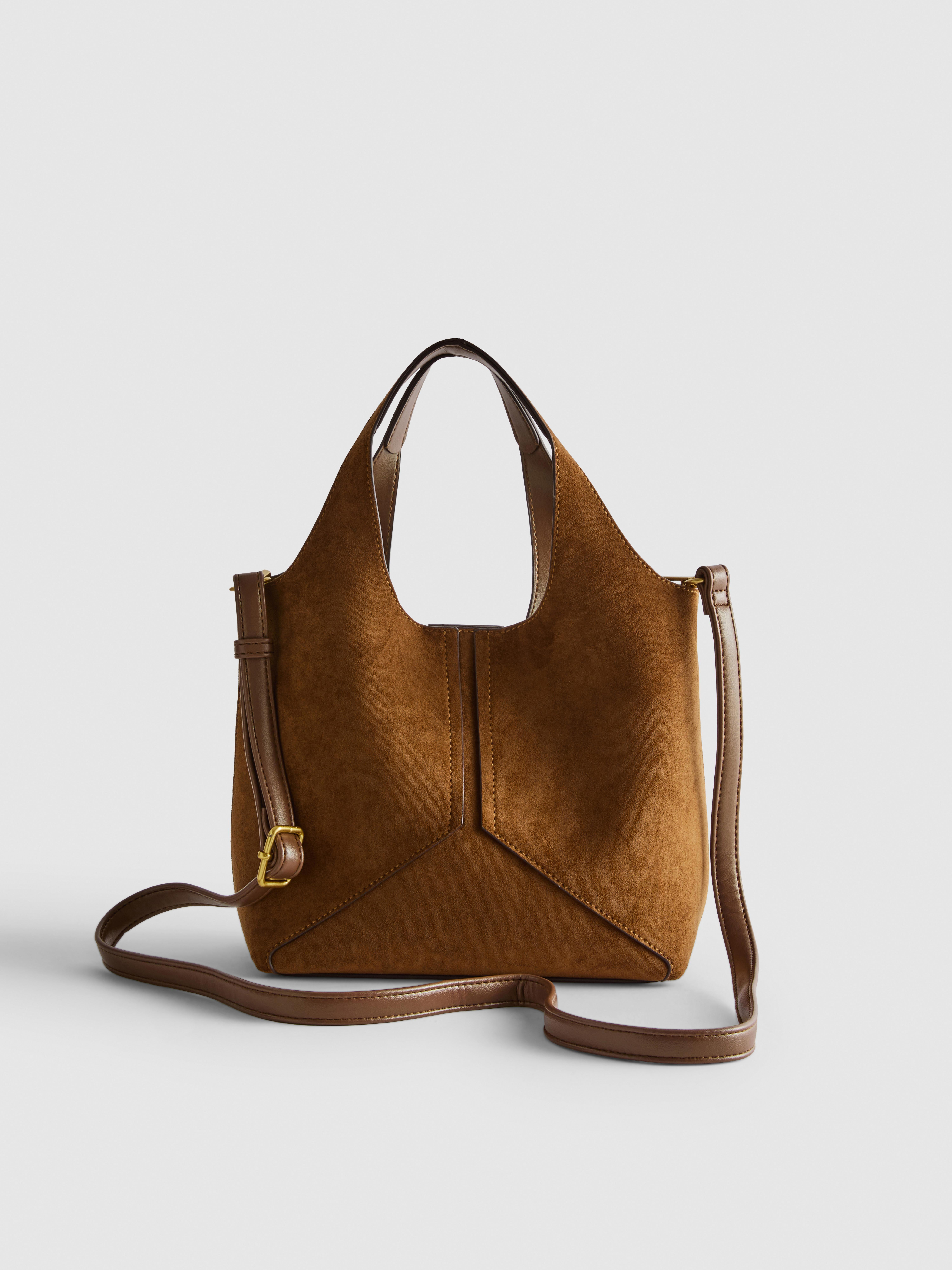 Faux Suede Tassel Tote Bag | Primark UK