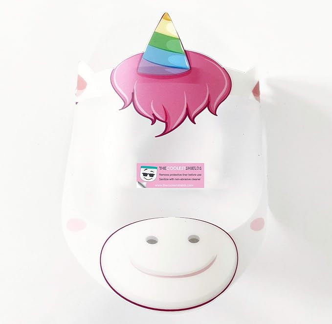 Face Shields for Kids Teens and Adults. Cute Reusable Face Masks Comfortable, Durable and Easy To... | Amazon (US)