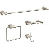 Delta NIC64-DN Nicoli 4 Piece Bath Hardware Kit, SpotShield Brushed Nickel - - Amazon.com | Amazon (US)