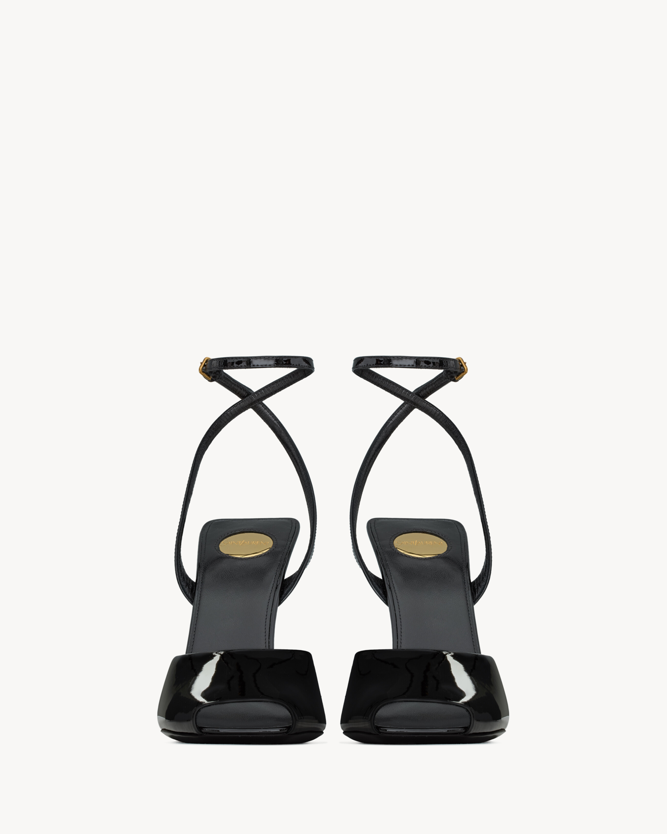 LA SCANDALE sandals in patent leather | Saint Laurent Inc. (Global)