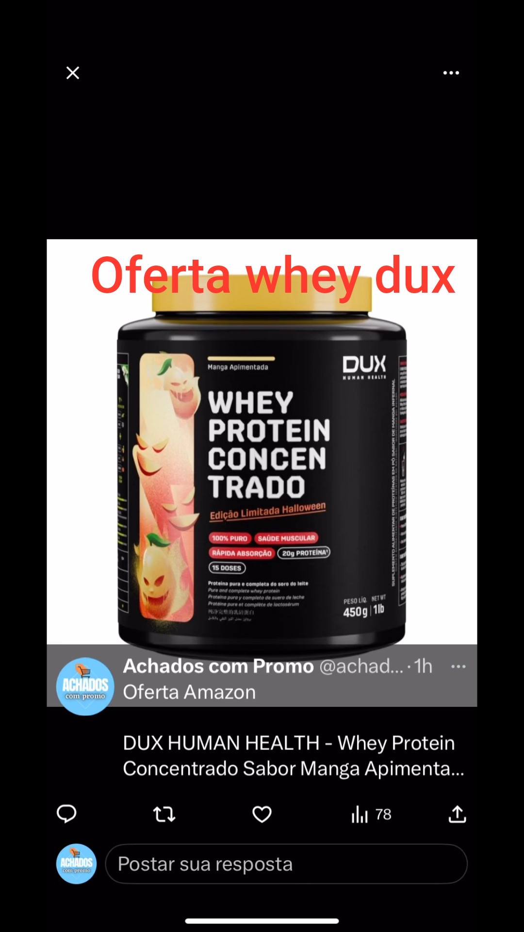CORREEEE WHEY DUX R$76
Promoção dia 05/03 na Amazon 

#LTKbrasil #LTKsummer