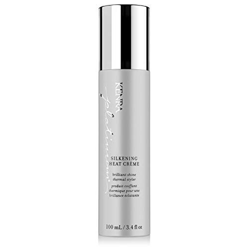 Kenra Platinum Silkening Heat Crème | Brilliant Shine Thermal Styler | Reduces Hot Tool Passes by 50% | Prevents Breakage & Improve Manageability | Heat Protectant | All Hair Types | 3.4 fl. Oz | Amazon (US)