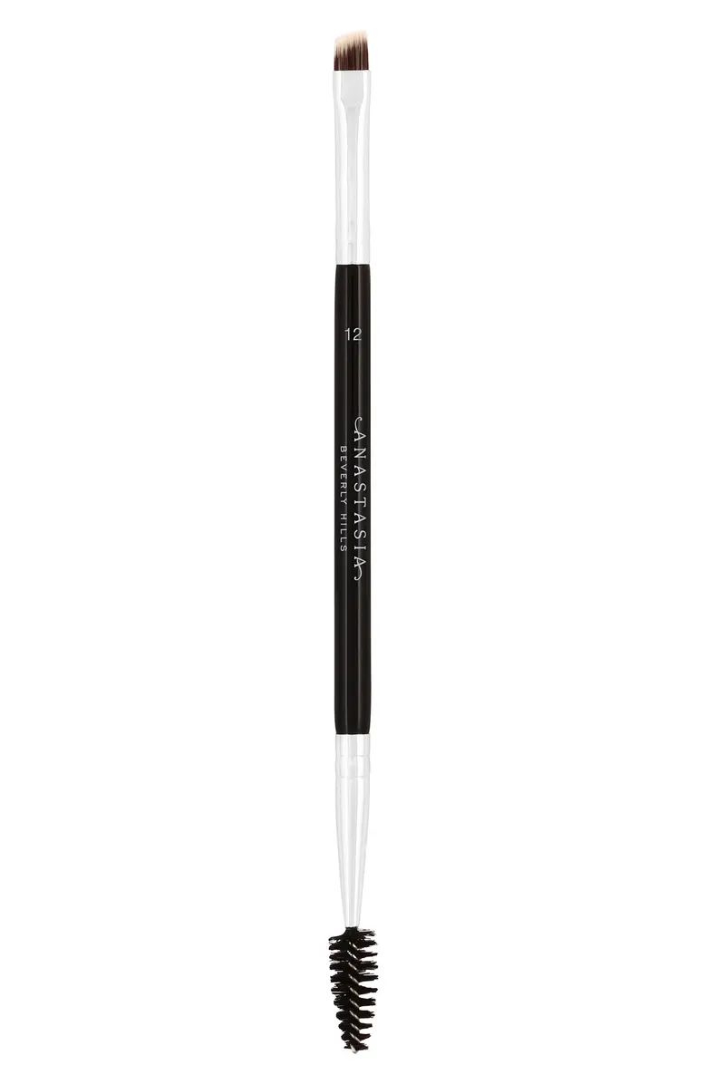 #12 Large Synthetic Duo Brow Brush | Nordstrom