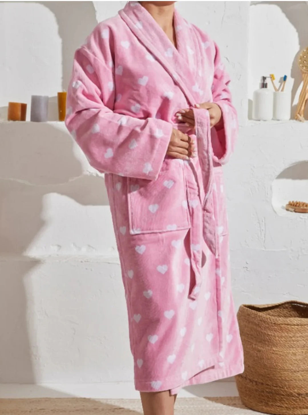 Stylish and Durable 100% Cotton Bathrobe,lightweight Luxury Robe,fashionable Comfort,cozy Chic,mo... | Etsy (US)