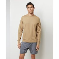 Vuori Ponto Performance Crew Neck Shirt | Sungold Heather | XXL | Vuori Clothing (US & Canada)