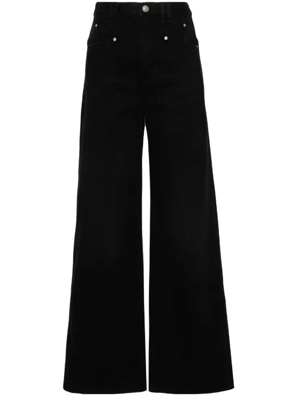 ISABEL MARANT Jean Lemony à Coupe Ample - Farfetch | Farfetch Global