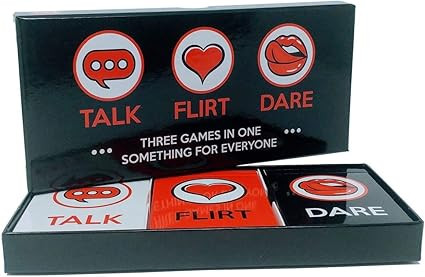 Talk, Flirt, Dare! Fun and Romantic Game for Couples: Conversation Starters, Flirty Games and Coo... | Amazon (US)