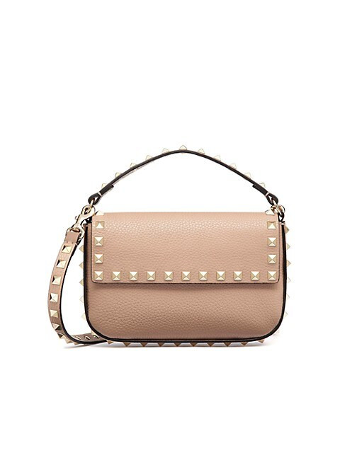 Rockstud Leather Crossbody Bag | Saks Fifth Avenue