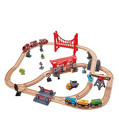 Hape Busy City Railroad Set - Multi | Dillard's