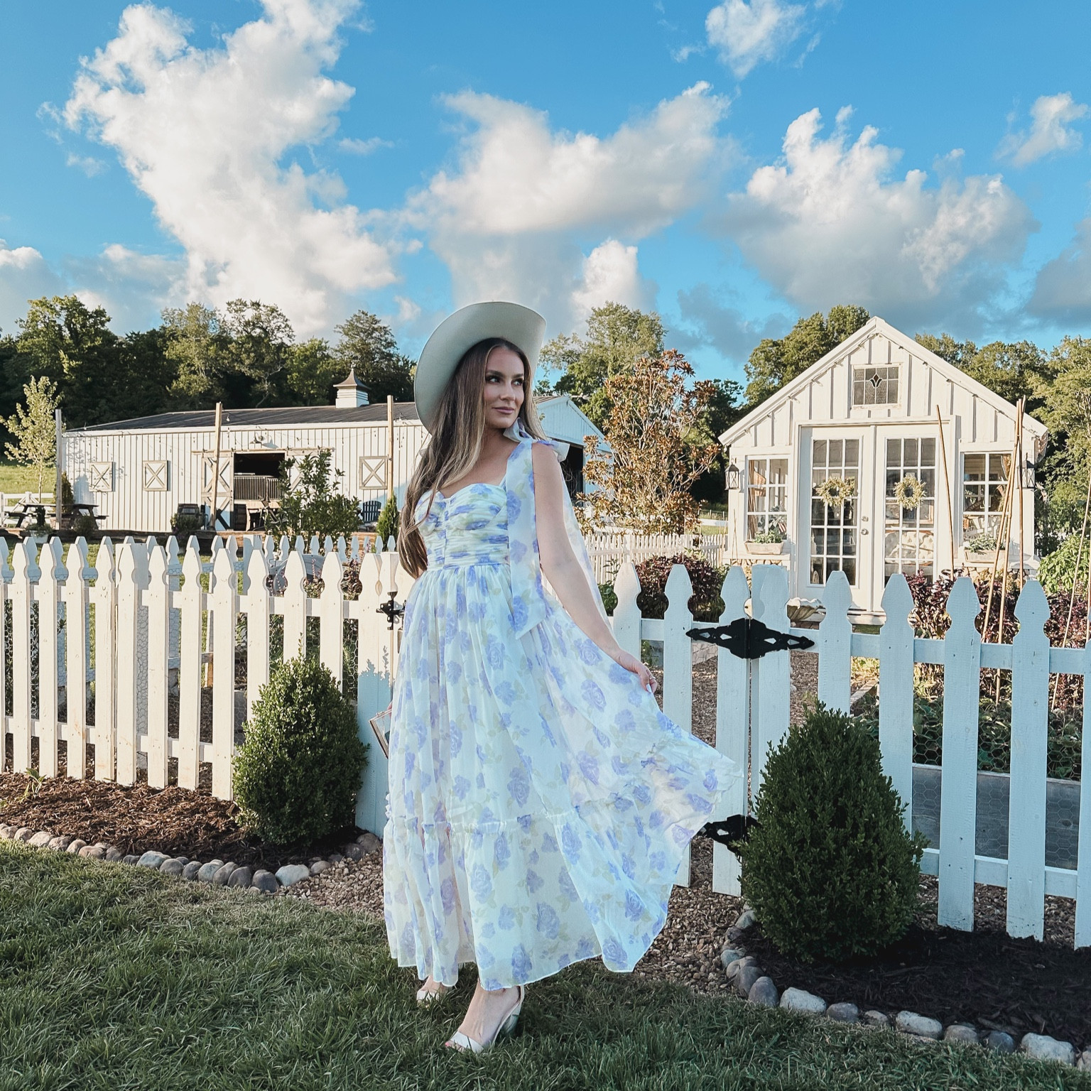 Gorgeous floral dress is perfect for wedding guests, bridal showers, baby showers, church, date nights, and so much more. Wearing size Small  

#LTKwedding #LTKSeasonal #LTKbaby