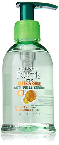 Garnier Fructis Sleek & Shine Anti-Frizz Serum, Frizzy, Dry, Unmanageable Hair, 5.1 fl. oz. | Amazon (US)