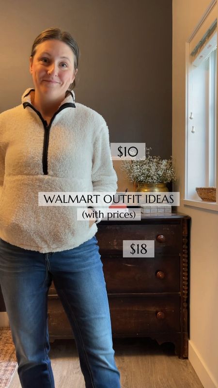 I’ve got brand new @walmart fashion finds for you that are on-trend for Winter 2023 fashion. This time around I’ve got $5 cropped knit pants, a $10 faux sherpa pullover, $18 straight leg jeans, $20 neutral colorblock sneakers, a $30 quilted shacket, and more. If you love affordable fashion, this roundup is for you. ❤️
 
#walmartpartner #IYWYK #WalmartFinds #walmartdeals #walmartshopping #walmarthaul #walmart #viral #musthave #viral The best walmart finds. Walmart fashion. Walmart clothing. Walmart jeans. Closet staples. Minimalist fashion inspiration. Outfit of the day. Walmart deals. Walmart must-haves. #walmartfinds #walmartstyle #walmartdeals #walmartfind #budgetfashion #budgetstyle #minimalistfashion #outfitinspo #ootd #wiw #miniamlist #outfitideas #outfit #lookforless Fall 2023 fashion. Casual outfit. Weekend wear. 

#LTKmidsize #LTKsalealert #LTKfindsunder50