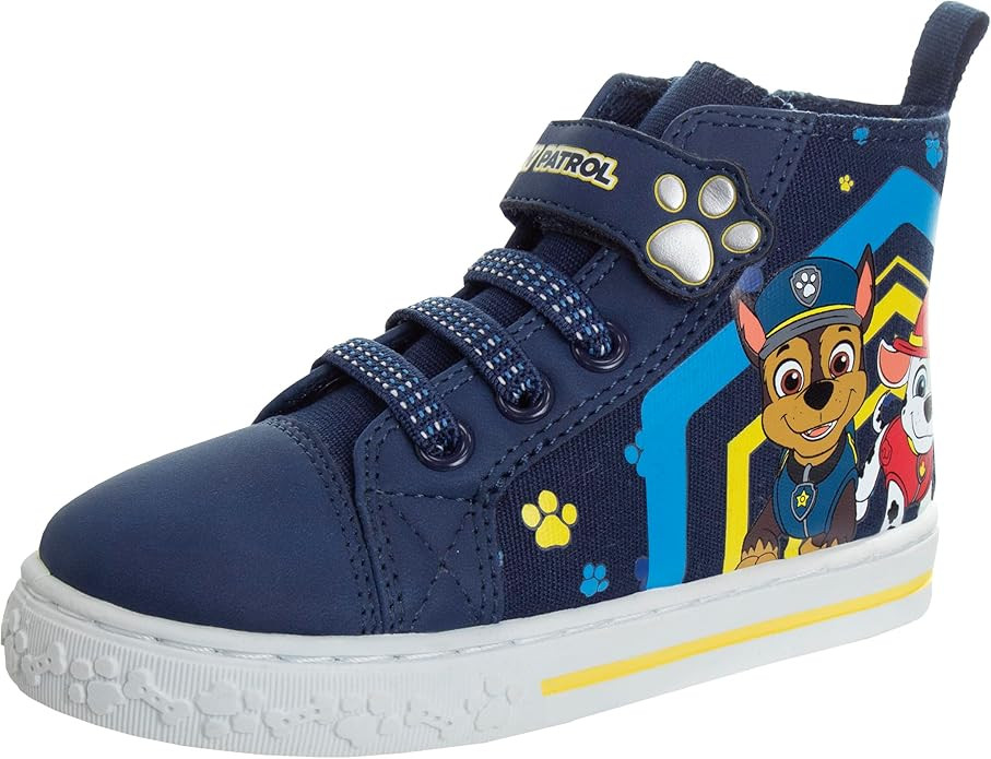 Nickelodeon boy's Paw Patrol Sneakers-Chase Marshall High-Top Running Shoes (Toddler/Little Kid) | Amazon (US)