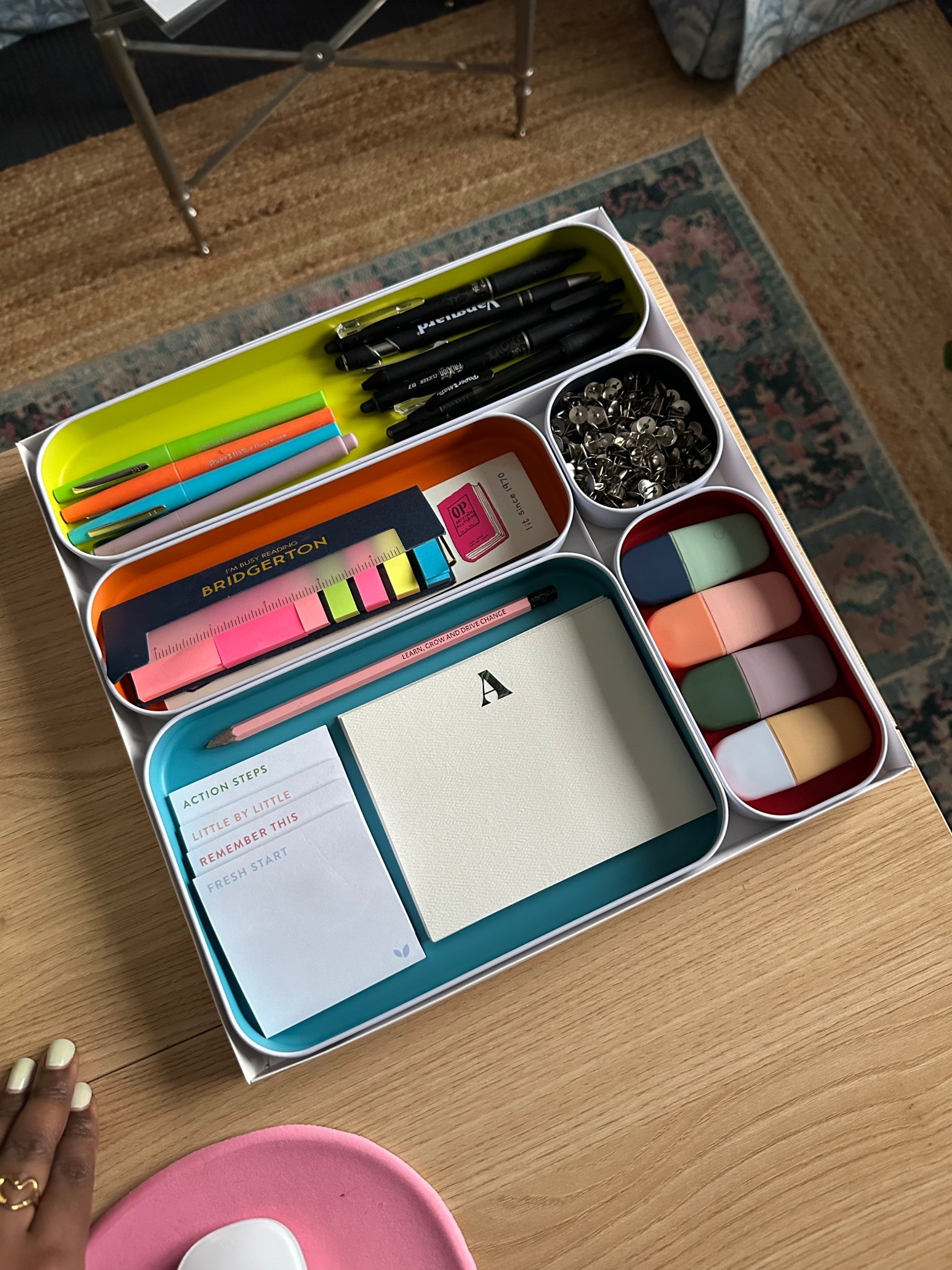 Home office organization 💗 love this little set! 

#LTKU #LTKHome #LTKSaleAlert