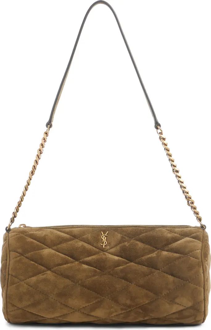 Small Sade Quilted Suede Tube Bag | Nordstrom