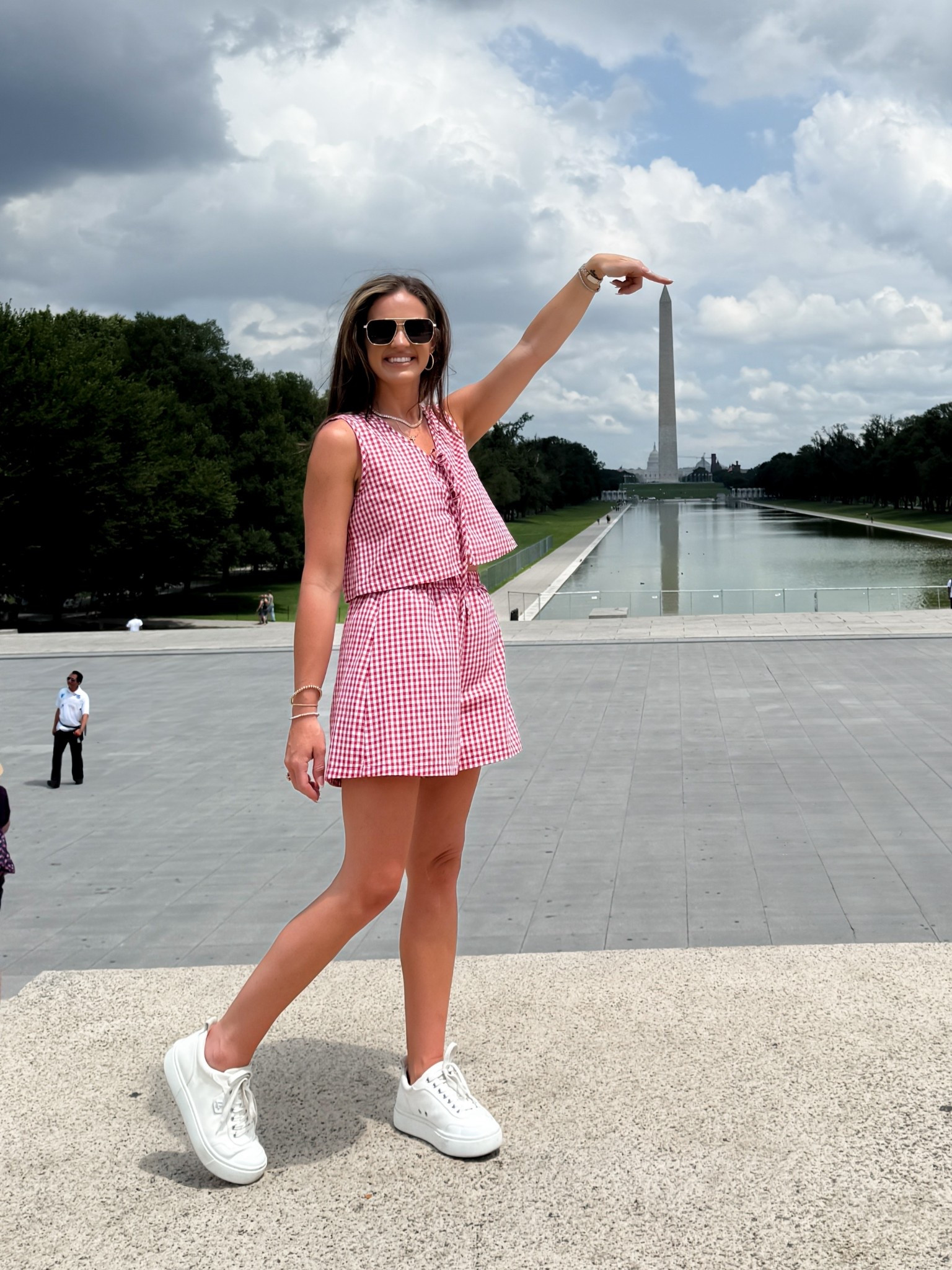 First day in D.C. Loved this festive gingham set for the holiday weekend! ❤️

#LTKFindsUnder50 #LTKFindsUnder100 #LTKStyleTip
