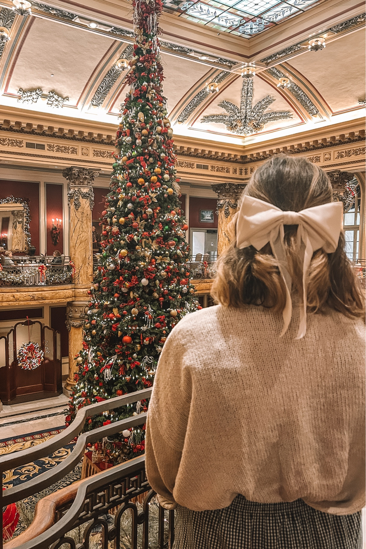Christmas tea at the Jefferson hotel, girlhood, feminine, now, hair bow, sweater, hill house dress, pink lily sweater, target style, holiday

#LTKStyleTip #LTKSeasonal