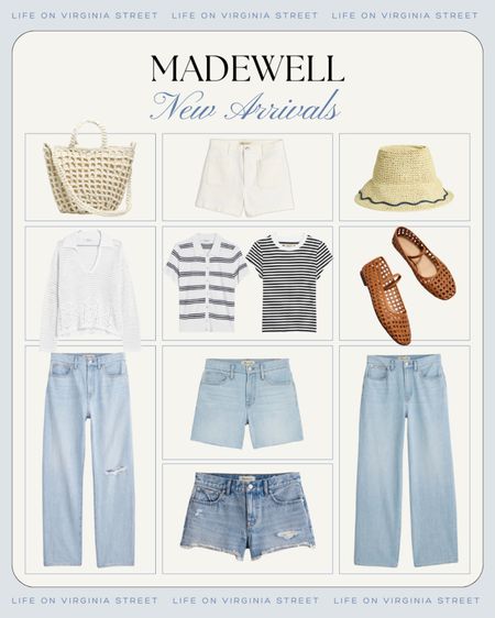 Get 20% off most of these items by shopping thru the LTK app (copy the app code or use LTK20 at checkout)! Loving these new arrivals from Madewell for summer! They have so many cute coastal chic outfit ideas including this crocheted sweater, striped tops, cane style ballet flats, woven totes, raffia bucket hats, white jean shorts, denim cut-offs, jeans and more!
.
#ltkseasonal #ltksalealert #ltkfindsunder50 #ltkfindsunder100 #ltkstyletip #ltkover40 #ltkmidsize #ltktravel #ltkshoecrush #ltkitbag coastal grandmother outfits, summer outfit ideas, Nantucket stylee 

#LTKSaleAlert #LTKxMadewell #LTKSeasonal