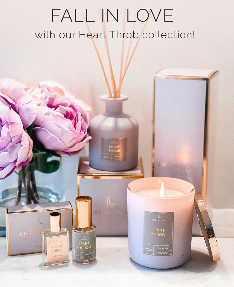 Heart Throb Candle – Life in Lilac