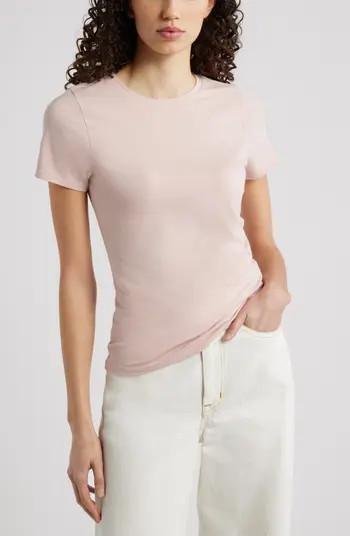 Pima Cotton Blend Crewneck T-Shirt | Nordstrom