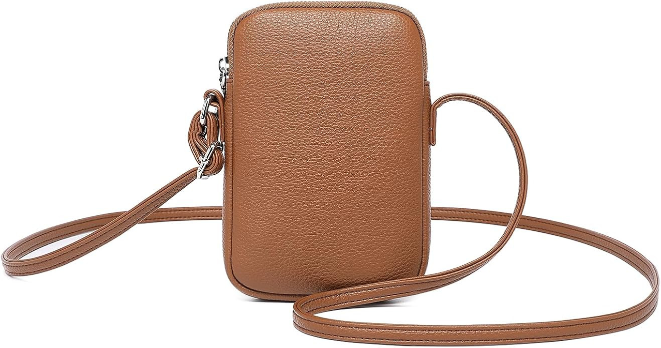 Small Crossbody Purse Zipper Cell Phone Bag Mini Shoulder Purse Wallet Smart Phone Wallet with Cr... | Amazon (US)