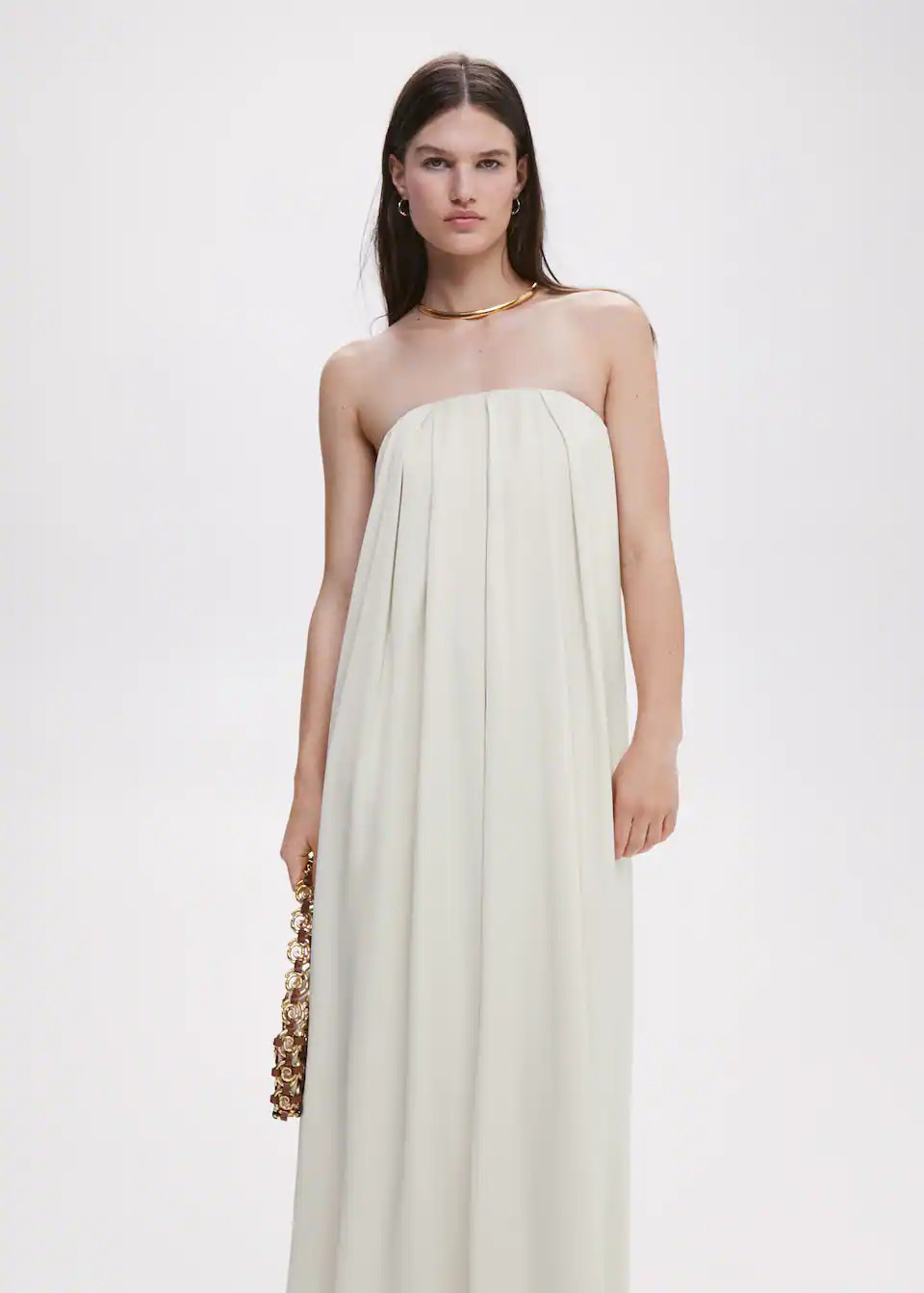 Strapless Dress | MANGO (UK)